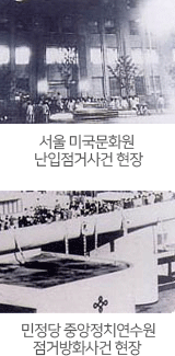 서울 미국

문화원 난입점거사건 현장,민정당 중앙정치연수원 점거방화사건 현장