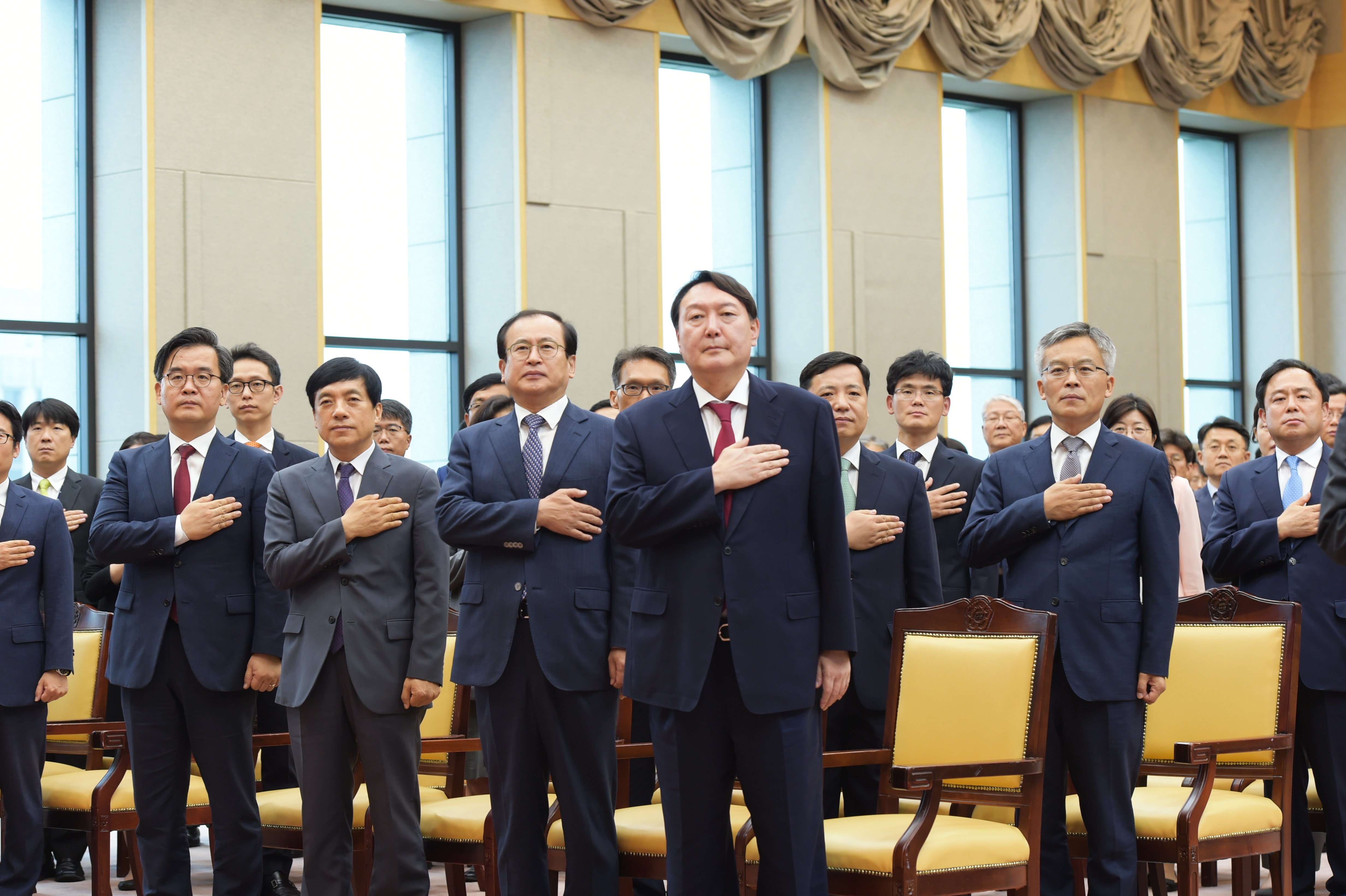 제43대 윤석열 검찰총장 취임식(2019. 7. 25.) 3번째